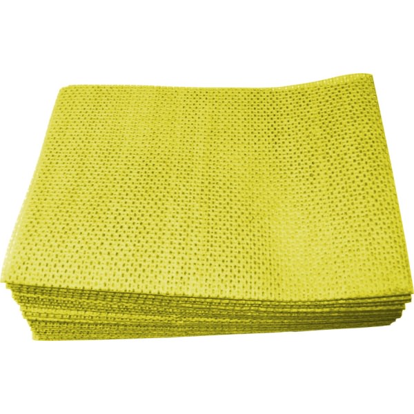 NOVETT SUPER - Heavy Duty Antibacterial Cloths (PKT 25) Yellow